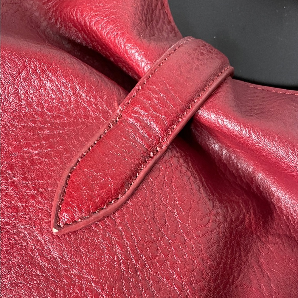 INC International Concepts Cherry Red Hobo Bag - Picture 12 of 12